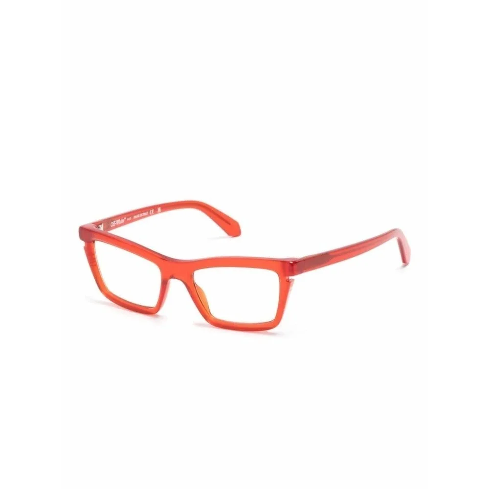 NWT Off-White Style 50 Red Cat Eye 59mm Eyeglasses